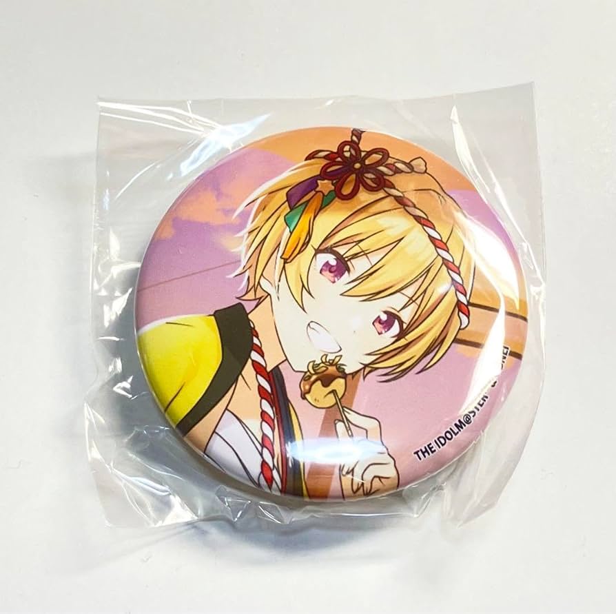 シャニマス 西城樹里 缶バッジ アクカ アイドルマスター シャイニーカラーズ 公式φ75mmグリッター缶